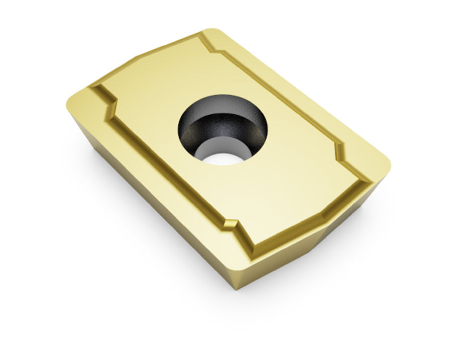 TRUEDEX PERIPHERAL INSERT WITH TE COAT FOR GOOD CHIP-FORMING