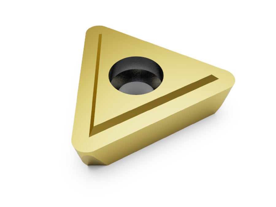 TRUEDEX CENTRAL/INTERMEDIATE INSERT WITH TES COAT FOR GOOD CHIP-FORMING HEAT RESISTANT ALLOYS