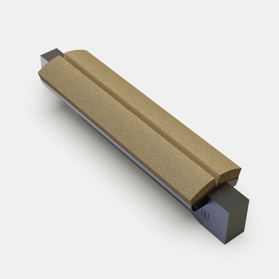 Y32 ALUMINUM OXIDE KEYWAY STONE, VITRIFIED BOND